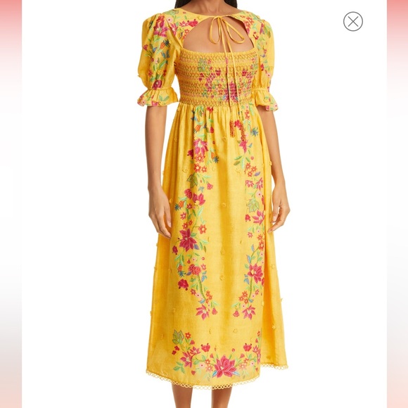 FARM Rio Dresses Farm Rio Flower Dream Maxi Dress Size Small Poshmark